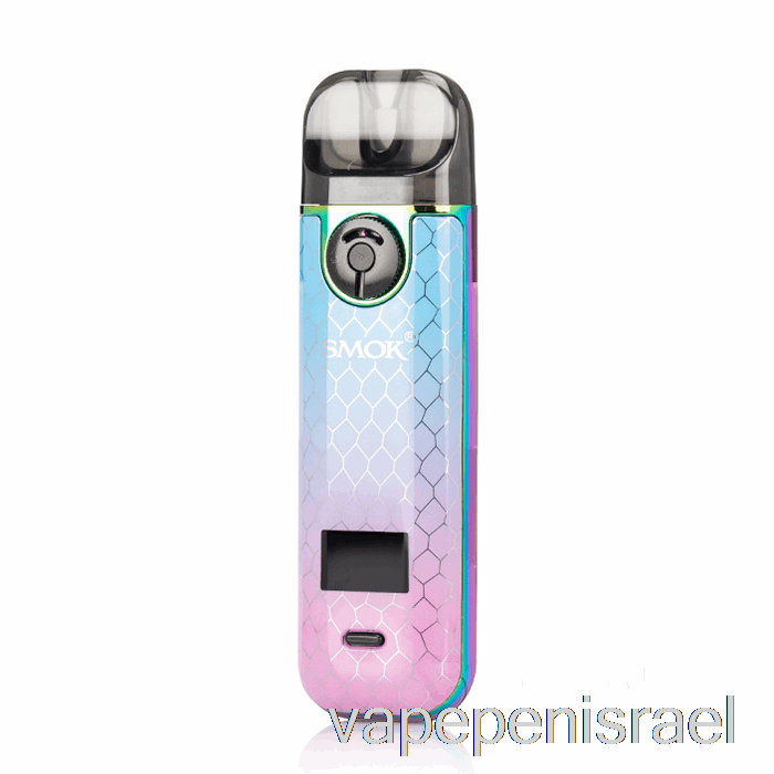 חד פעמי Vape Israel Smok Novo 4 ערכת פוד 25w ציאן ורוד קוברה